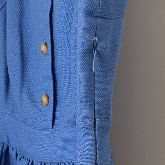 Gently Worn J. Crew Button Front A Line Dress - Picture 7 of 7